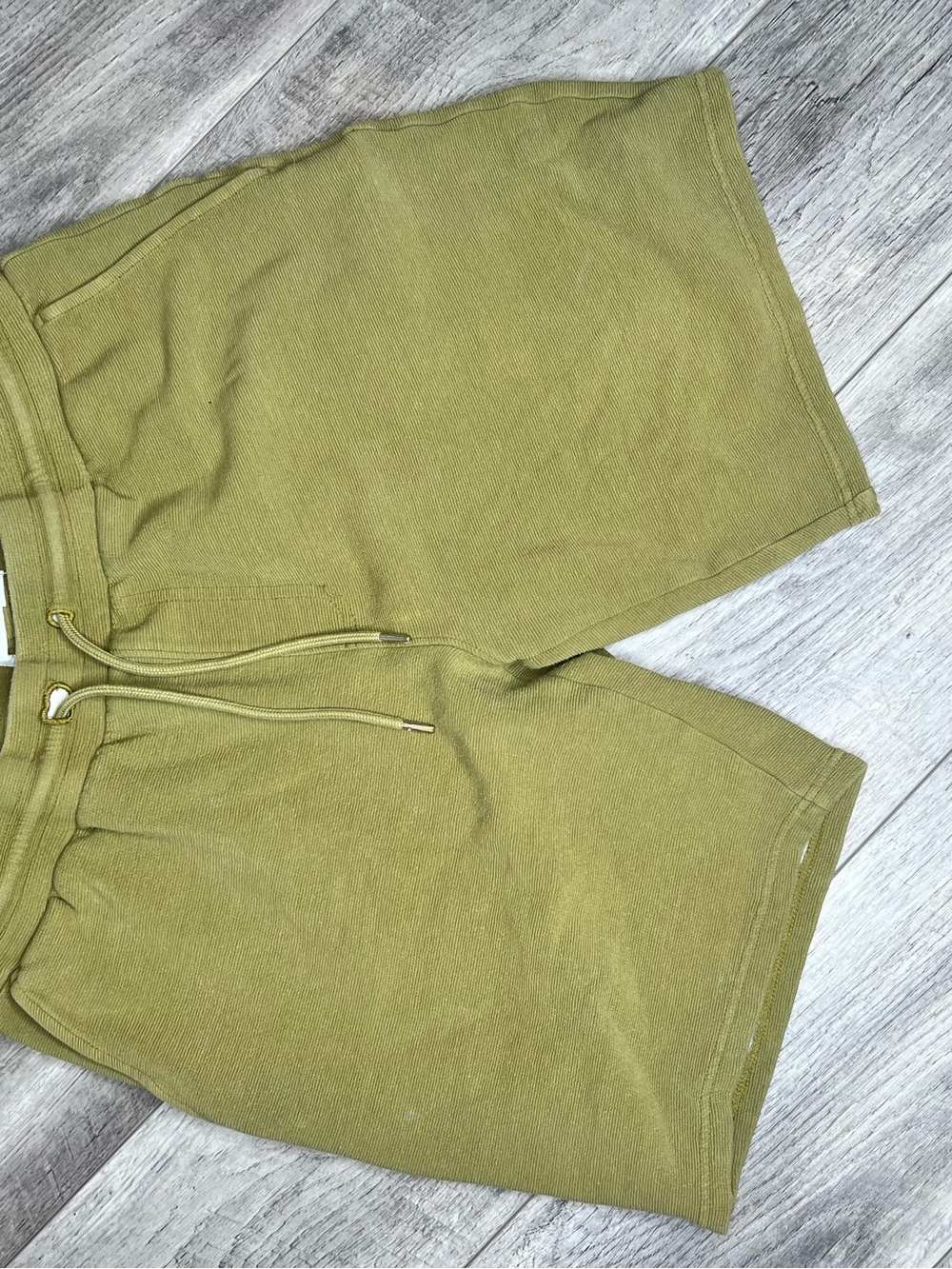 bp Olive Drawstring Knit Lounge Shorts